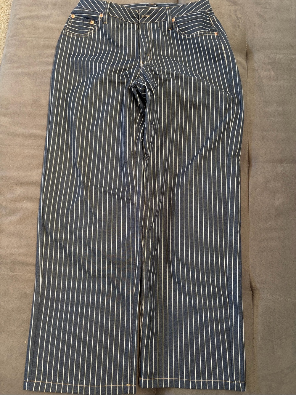 Flamingals Pinstripe Jeans L